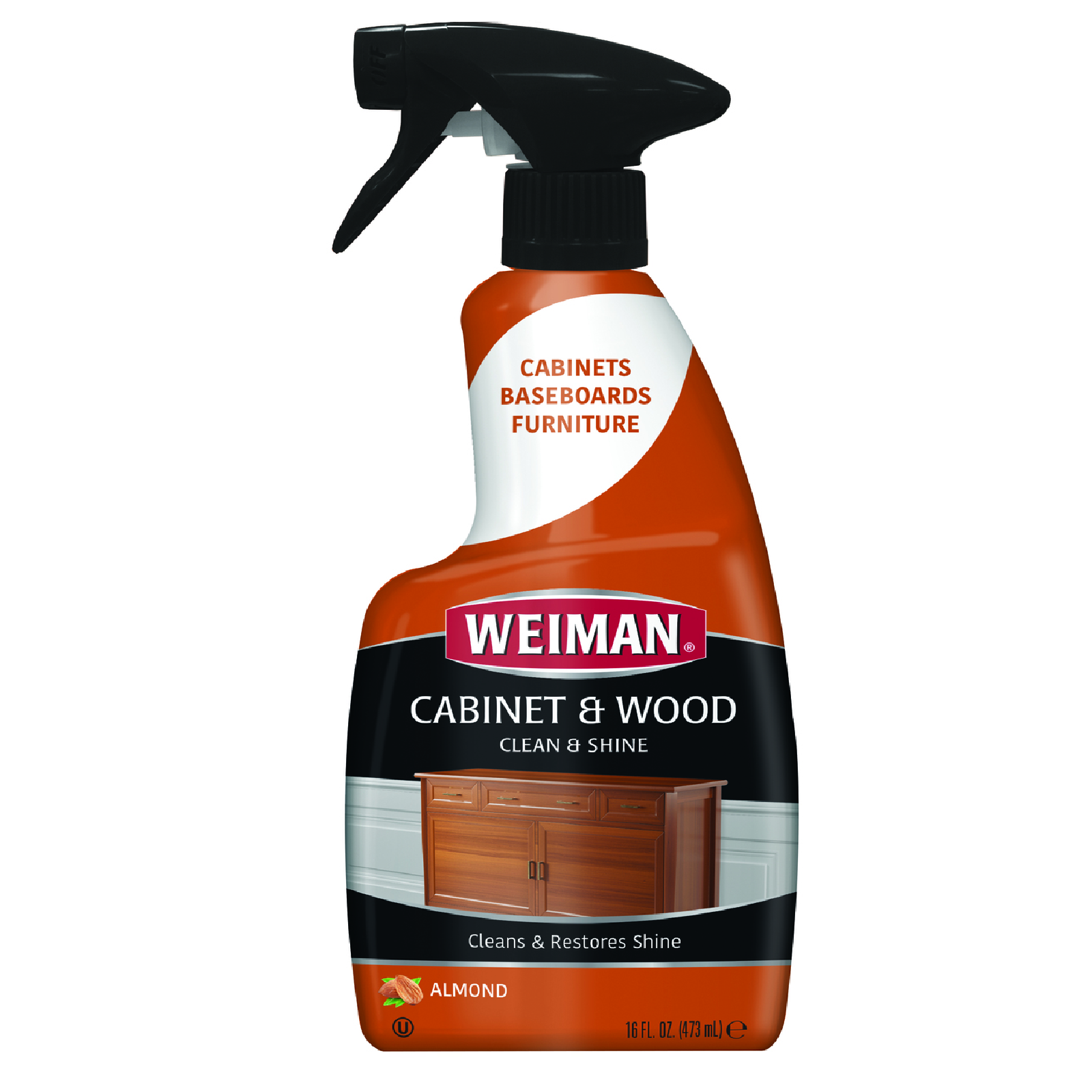 Weiman CABINET & WOOD Clean and Shine Trigger 16 OZ